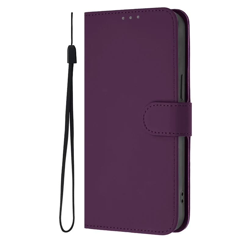 Fashion Candy Solid Color Leather Flip Case For iPhone 14 13 Plus 12 11 Pro Max Funda i Phone 14 Pro 13Pro Max Wallet Cover Case