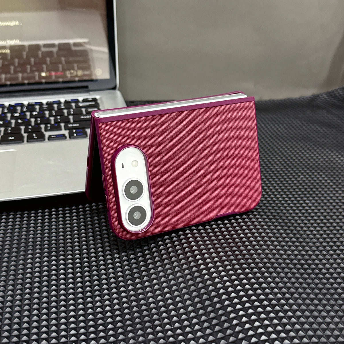 For MagSafe Tech Woven Phone Case For iPhone Duo 18 Ultra Wireless Charging Camera Lens Protection Shockproof Bumper Back Cover