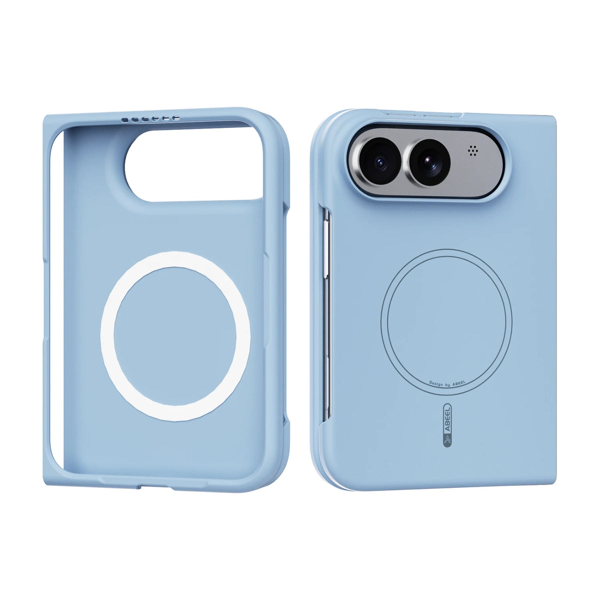 Simple Magnetic Skin-Feel Liquid Silicone Phone Case For iPhone Duo iPhone 18 Fold Shockproof for Magsafe Flexible Slim Cover