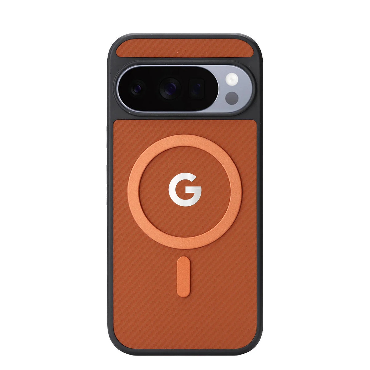High End Carbon Fiber Texture Leather Phone Case For Google Pixel 10 9 ProXL 10A 9A For MagSafe Wireless Charger Anti-Drop Cover
