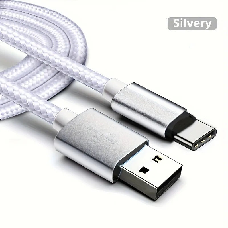 USB Type C Cable for Fast and Safe Charging Is Suitable for Mobile Phone Charging Cables