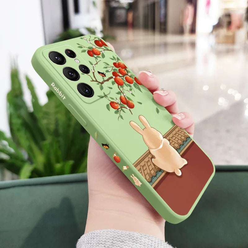 Climbing Cats Phone Case For Samsung Galaxy S25 S24 S23 S22 S21 S20 Ultra Plus FE S10 Note 20 ultra 10 9 Plus Cover