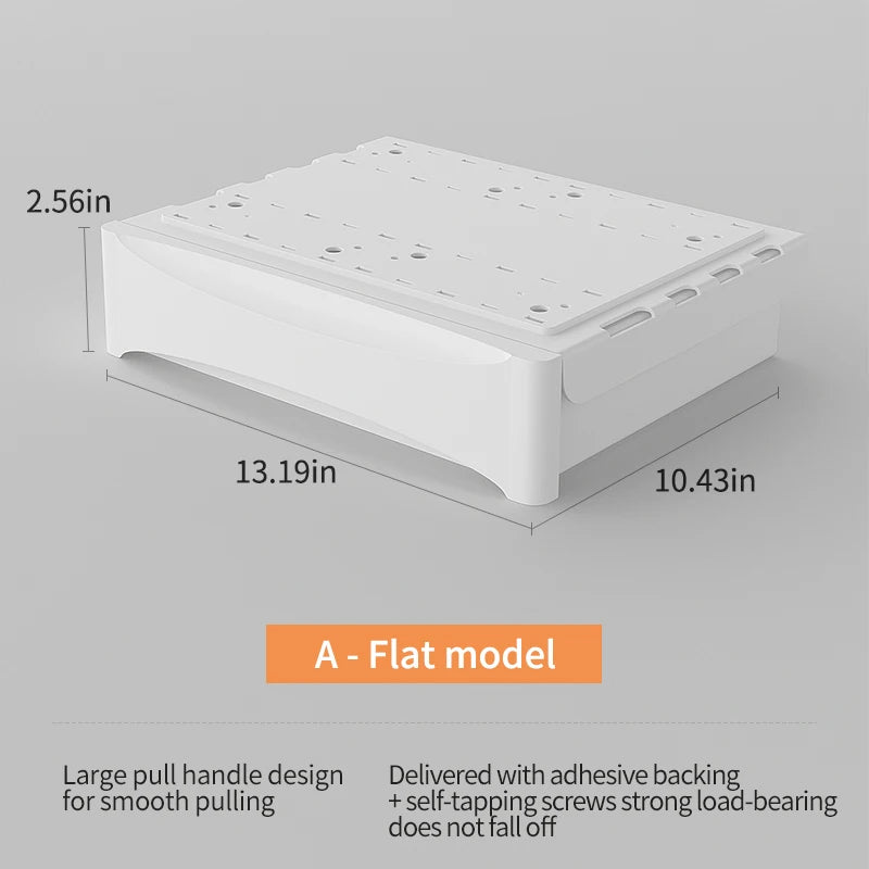 Small Under Desk Storage Cabinet with Mobile Pedestal, Hidden Drawer and Cable Management for Efficient Workspace Setup