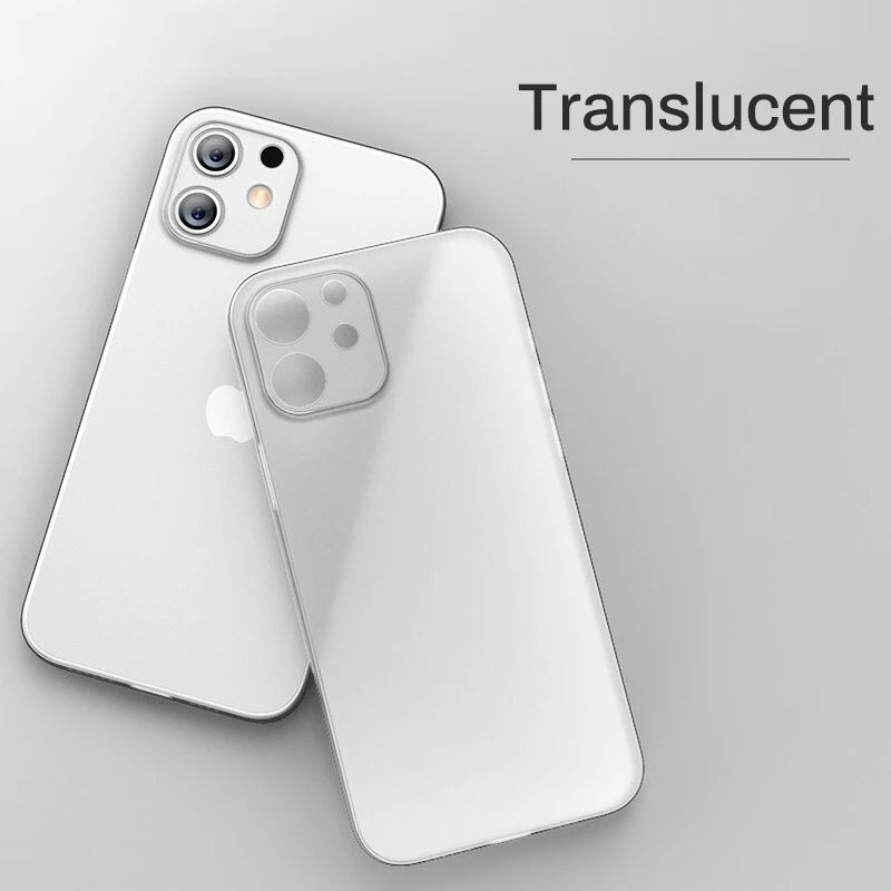 0.2MM Thickness Slim Cover Cases Ultra Thin Matte Phone PP Case For Iphone 11 12 13 14 15 16 17 Air plus Pro Max Mini X Xr XsMax