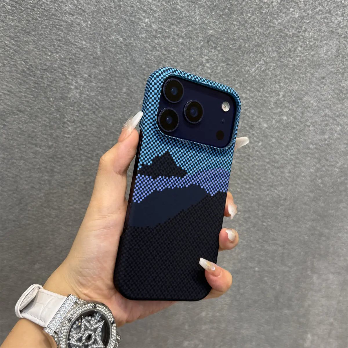 Frameless Carbon Fiber Kevlar For Magsafe Magnetic Phone Case For iPhone 17 Air 16 15 14 13 12 Plus 17 Pro Max PC Texture Cover