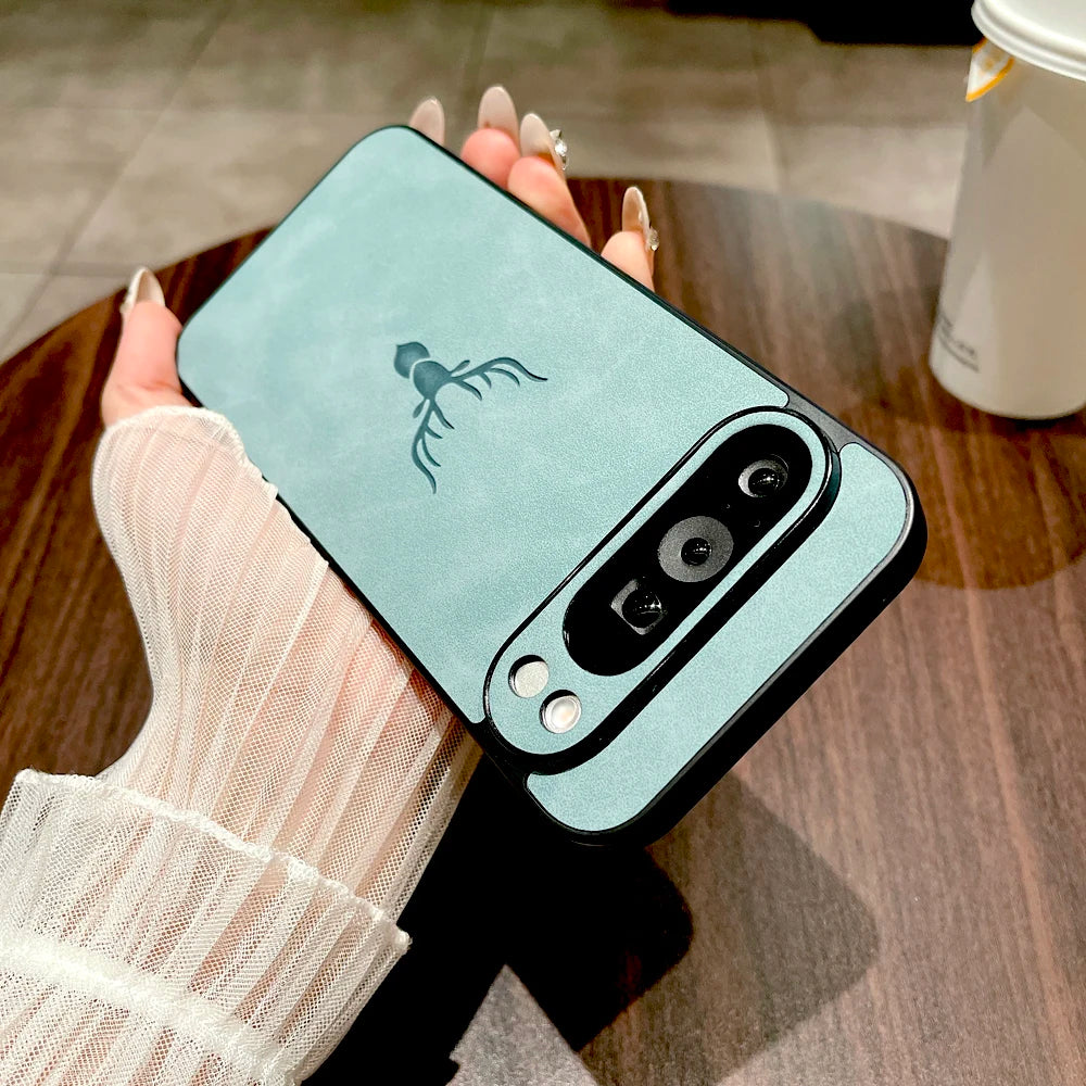 Retro Leather Case For Google Pixel 11 10 9 8 7 Pro XL A 9A 8A 7A 9Pro 8Pro 7Pro Pixel 9 8 7 Pro XL A 9A 8A 7A Phone Retra Cover