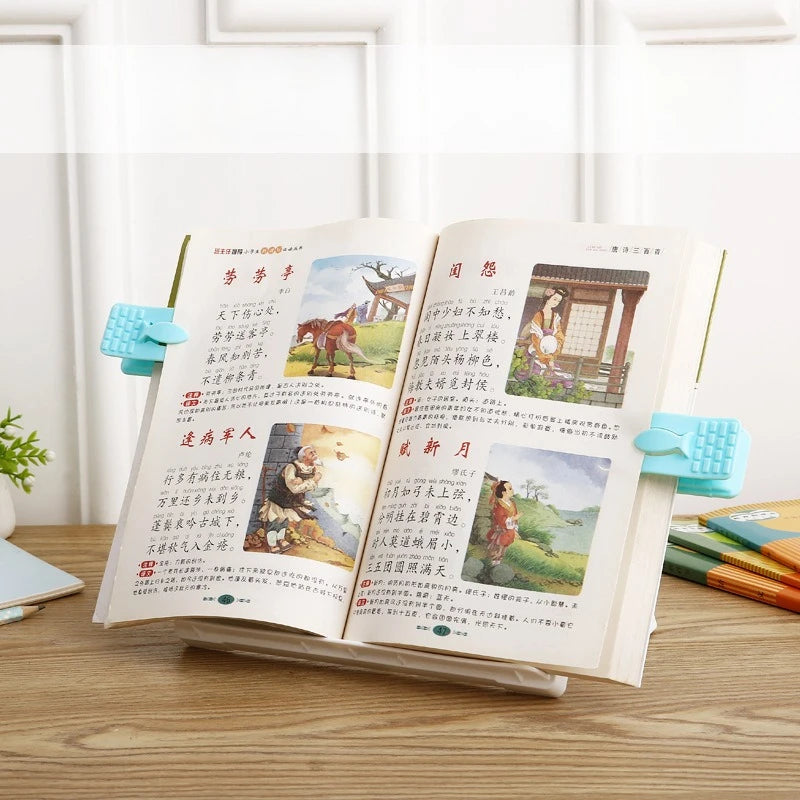 Multi-functional Reading Stand Folding Reading Stand Portable Book Holder Student Gift Desktop Book Reading Shelf