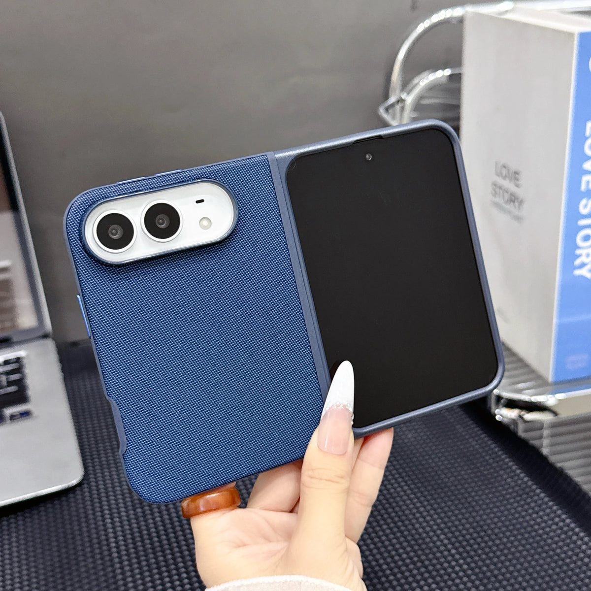 For MagSafe Tech Woven Phone Case For iPhone Duo 18 Ultra Wireless Charging Camera Lens Protection Shockproof Bumper Back Cover