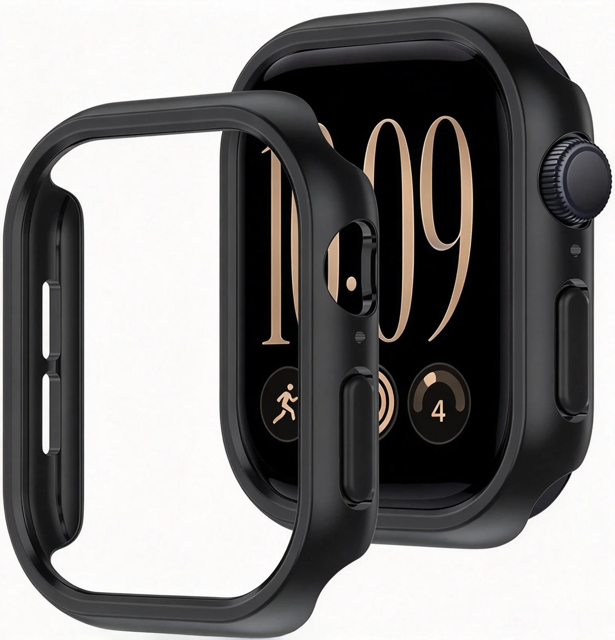 Cover for Apple Watch Case 12 10 11 46mm 44mm 40mm 42mm 38mm Accessories PC Protector Bumper iWatch Series 8 7 SE 3 9 45mm 41mm