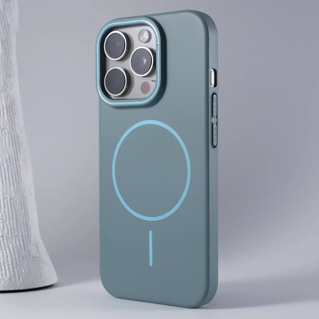Luxury Original Hard PC For Magsafe Case for iPhone 17 Air 16 15 14 Plus 13 12 Mini 11 Pro Max Shockproof Matte Magnetic Cover