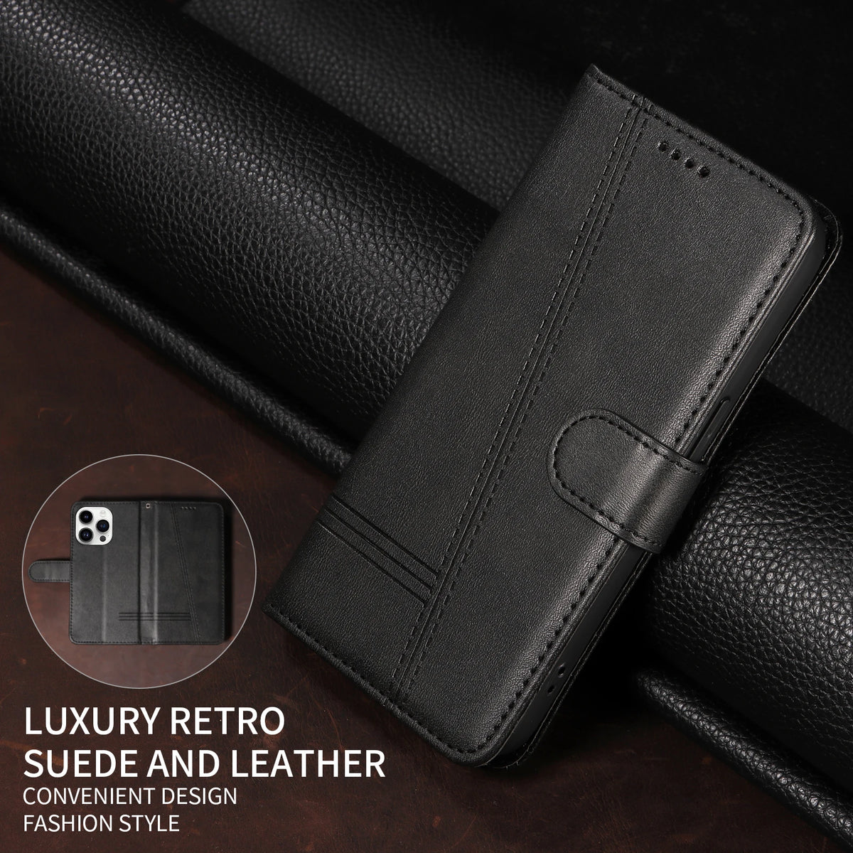 Magnetic Wallet Flip Leather Case For Google Pixel 11 10A 10 9 8 7 Pro XL 9A 8A 7A Phone Cover Shockproof With Card Slots T LINE