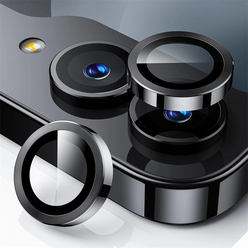 Metal Individual Ring Camera Lens Protector for Samsung Galaxy Z Flip 8 7 6 5 4 ZFlip Flip7 Flip8 Tempered Glass Film Full Cover