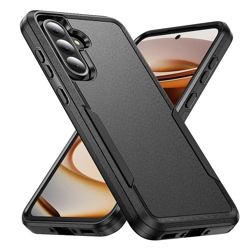 Armor Case for Samsung Galaxy S24 FE S22 S23 Plus S21 S25 Ultra Edge A54 A16 5G A56 A36 A26 A55 Hard PC+TPU Protector Back Cover