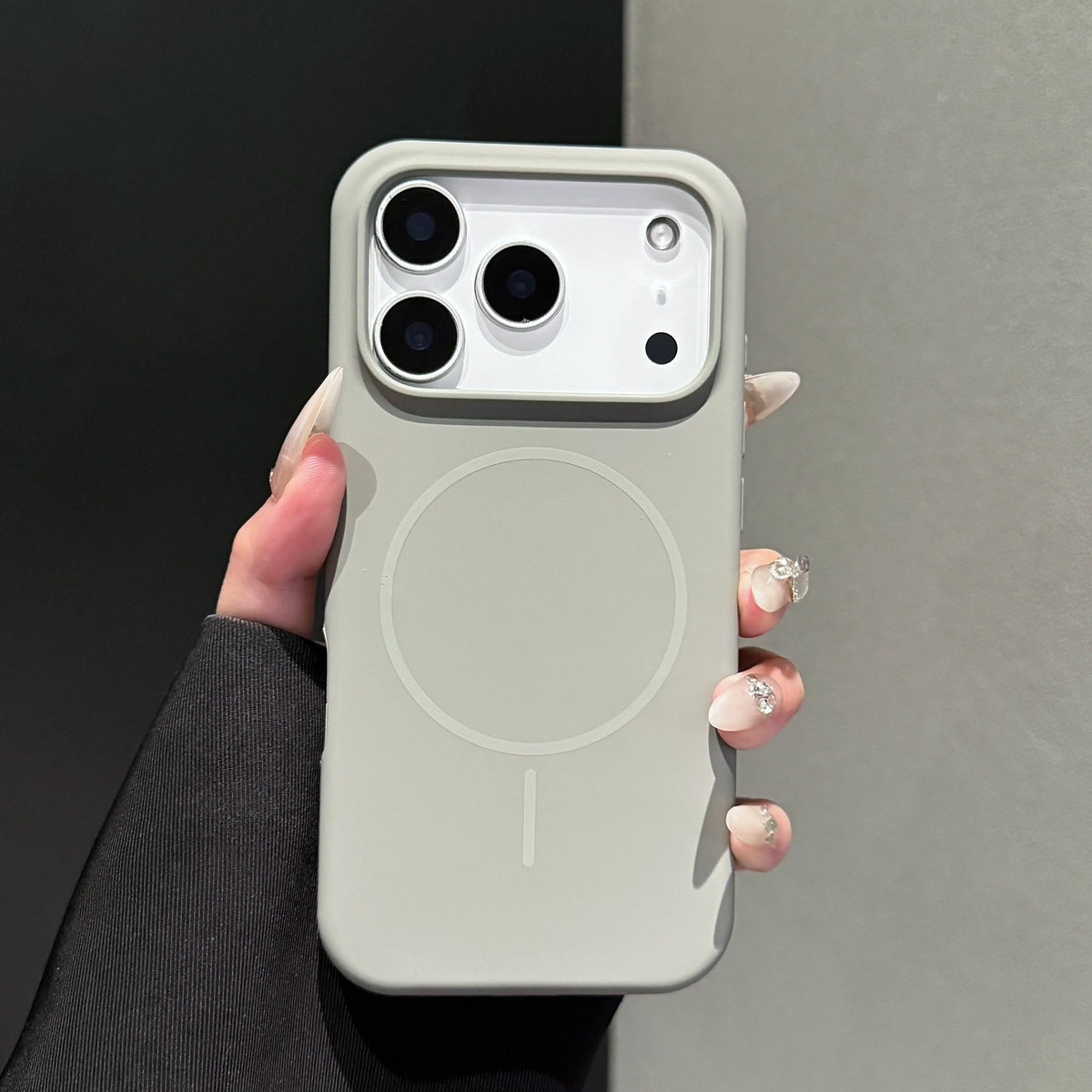 Matte Soft Liquid Silicone Phone Case For iPhone 15 16 17 18 14 13 12 Pro Max Magsafe Wireless Charging Cover For Apple 18 Pro