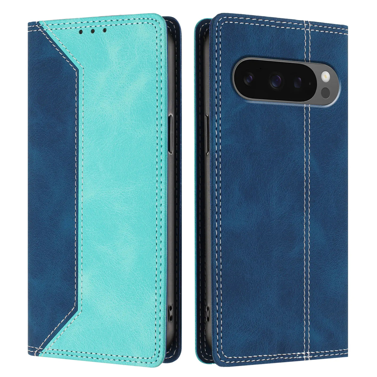Magnetic Leather Wallet Case for Google Pixel 10 9 9A 8 8A 7 7A 6 6A 5 5A 4A 5G Pro XL Flip Phone Cover Rfid Blocking Shockproof