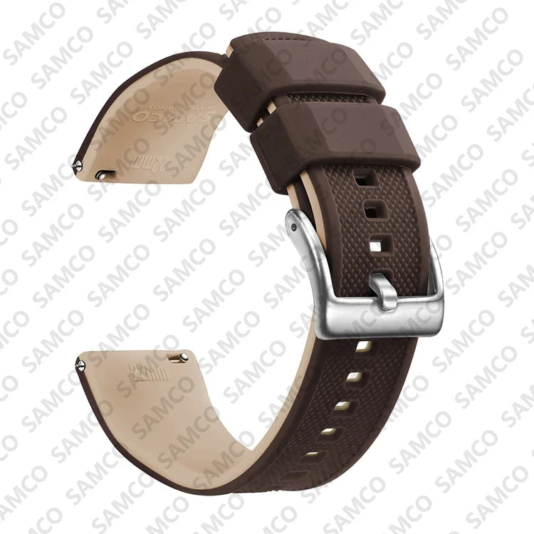 Quick Release Rubber Watch Strap Silicone Watch Band 18mm 20mm 22mm Huawei ,Samsung Galaxy, Garmin, Watch Replacement Watchband
