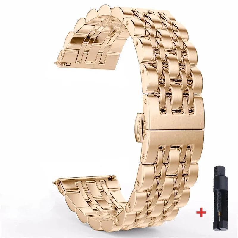 Milanese Watchband 18mm 20mm 22mm Metal Strap Bracelet For Samsung Galaxy Watch 7 6 5 4 40 44mm Huawei 4 GT Bracelet Garmin Band