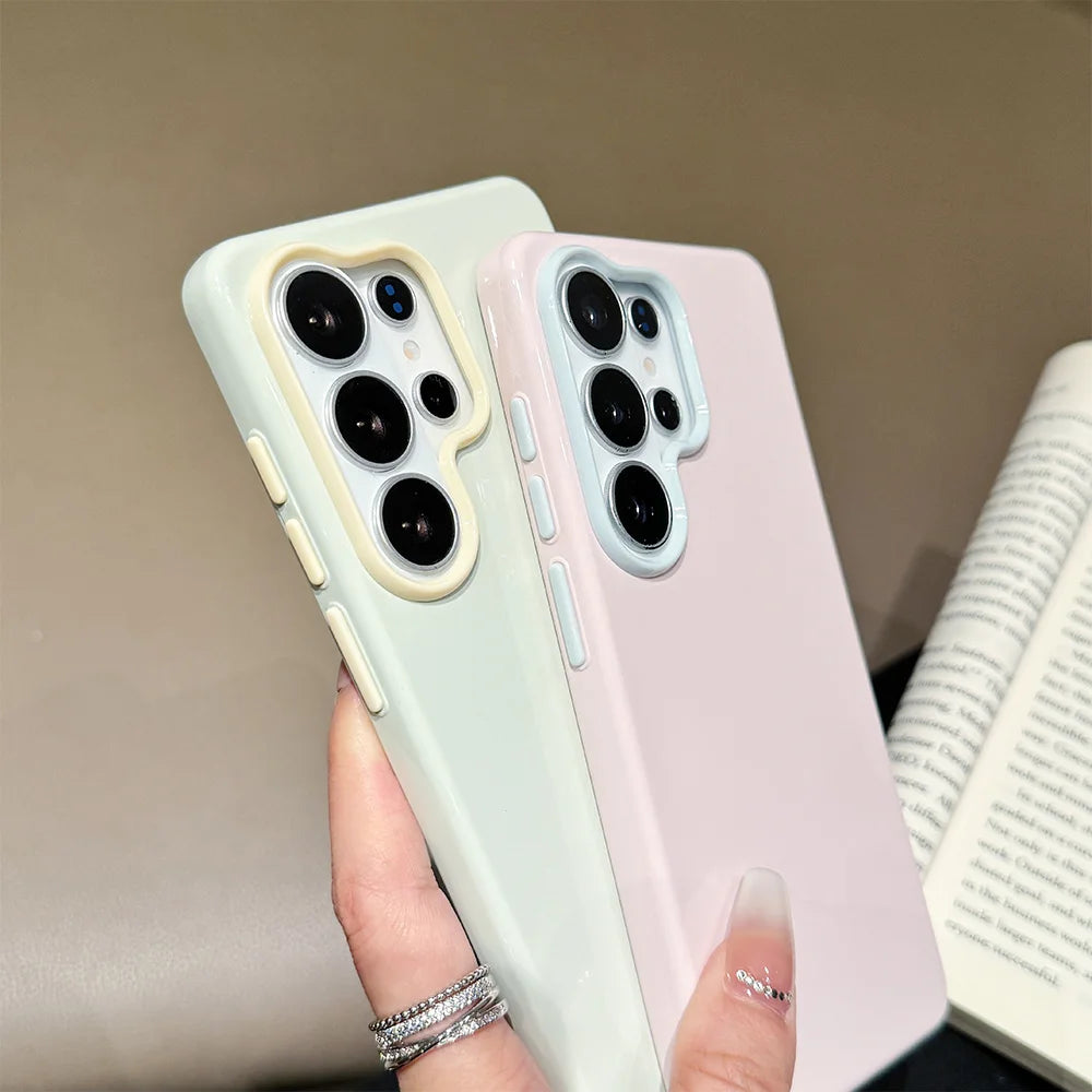Dopamine Candy Color Phone Case For Samsung Galaxy A07 A06 A16 4G A17 S25 S26 Ultra S24 S23 Plus A55 A56 A57 A36 A37 5G Cover