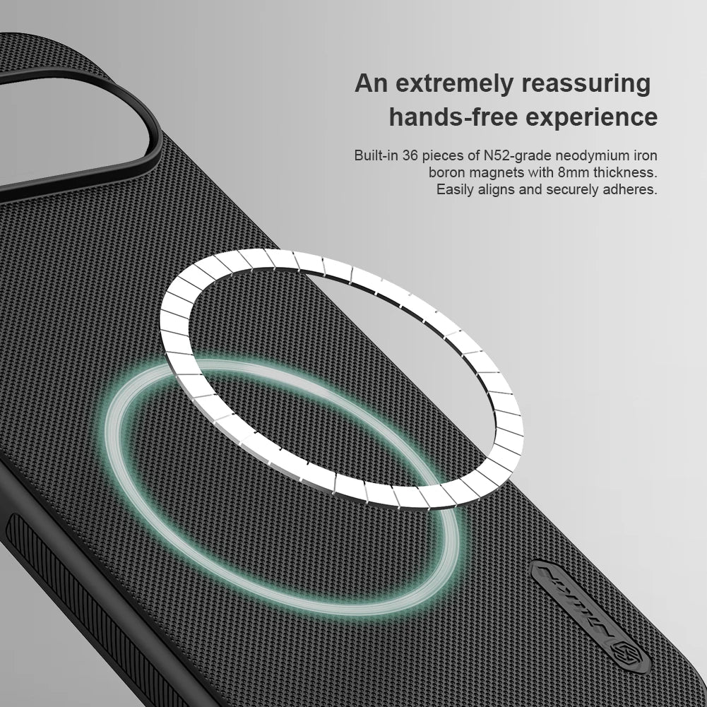Nillkin for Google Pixel 11 10 Pro XL/10 Pro/10/9 Pro/9 5G Case Frosted Pro Magnetic Adapt Magsafe Matte full Back Cover