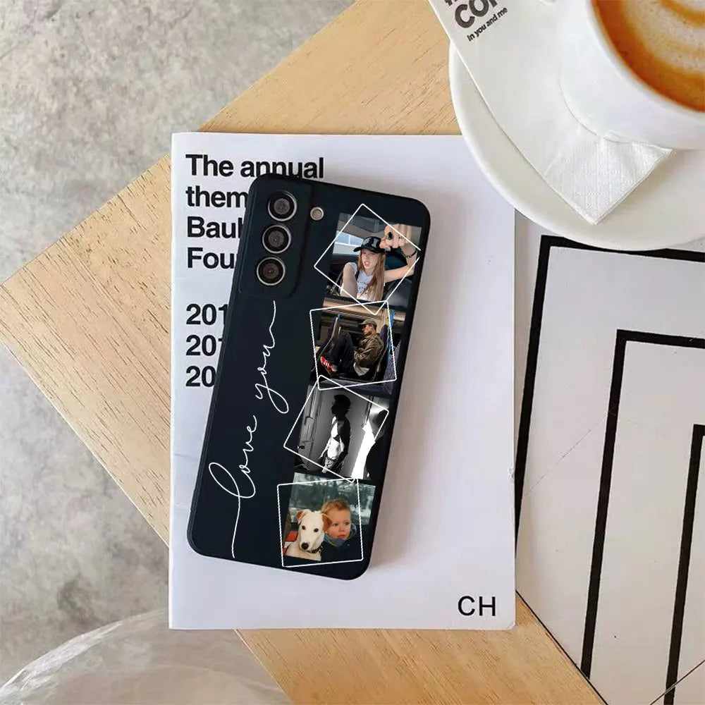 Personalized Custom DIY Phone Case For Samsung Galaxy S25 Edge S26 S23 S21 S20 Ultra S10 Plus Lite S24 FE S22 S10e Back Cover