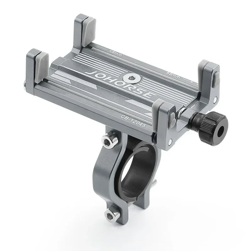 New Bicycle Phone Holder Reliable MTB Phone Mount Stand Bicycle Holder Aluminum Adjustable Bike Phone Holder Nonslip Holder