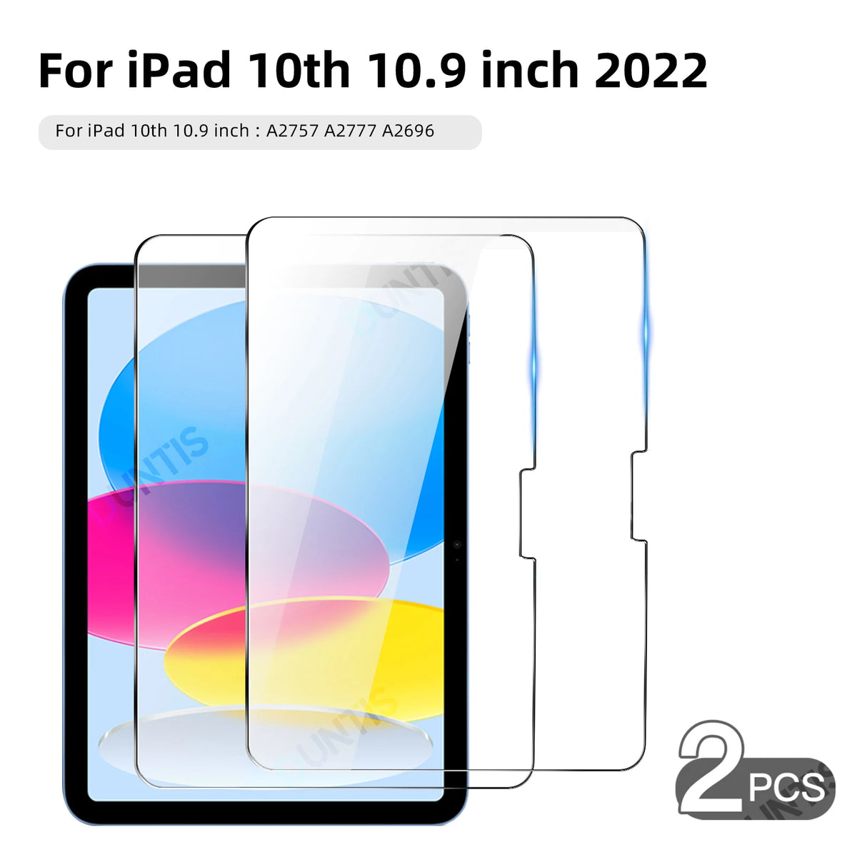 2Pcs Tempered Glass Screen Protector For iPad Pro Air 13 11 12.9 2025 M5 M4 M3 M2 Air 5 4 10th 9th Generation Mini 6 7 HD Film