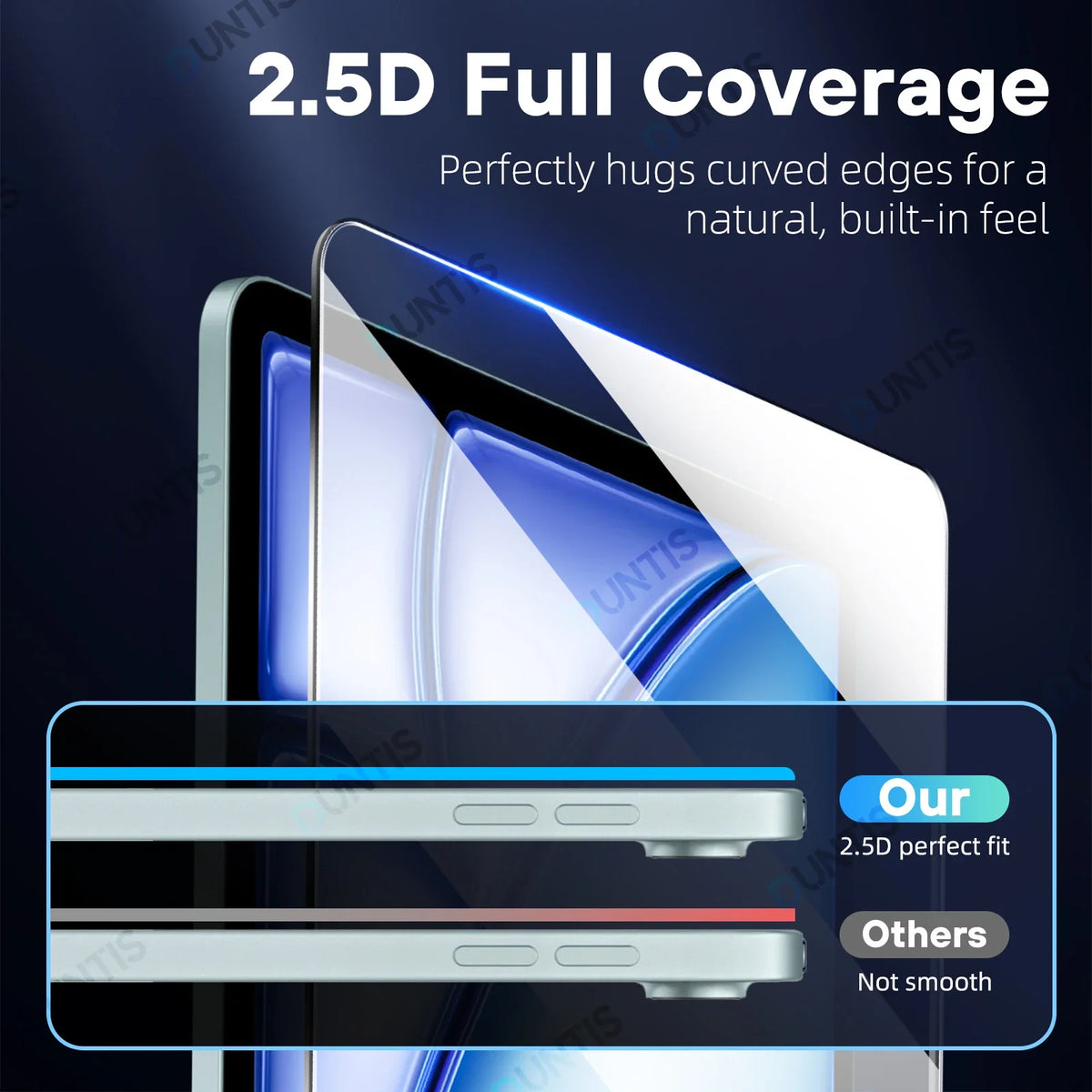 2Pcs Tempered Glass Screen Protector For iPad Pro Air 13 11 12.9 2025 M5 M4 M3 M2 Air 5 4 10th 9th Generation Mini 6 7 HD Film