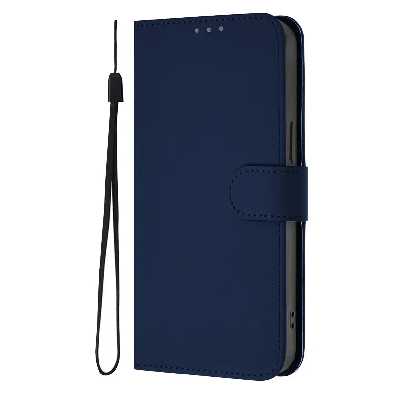 Fashion Candy Solid Color Leather Flip Case For iPhone 14 13 Plus 12 11 Pro Max Funda i Phone 14 Pro 13Pro Max Wallet Cover Case