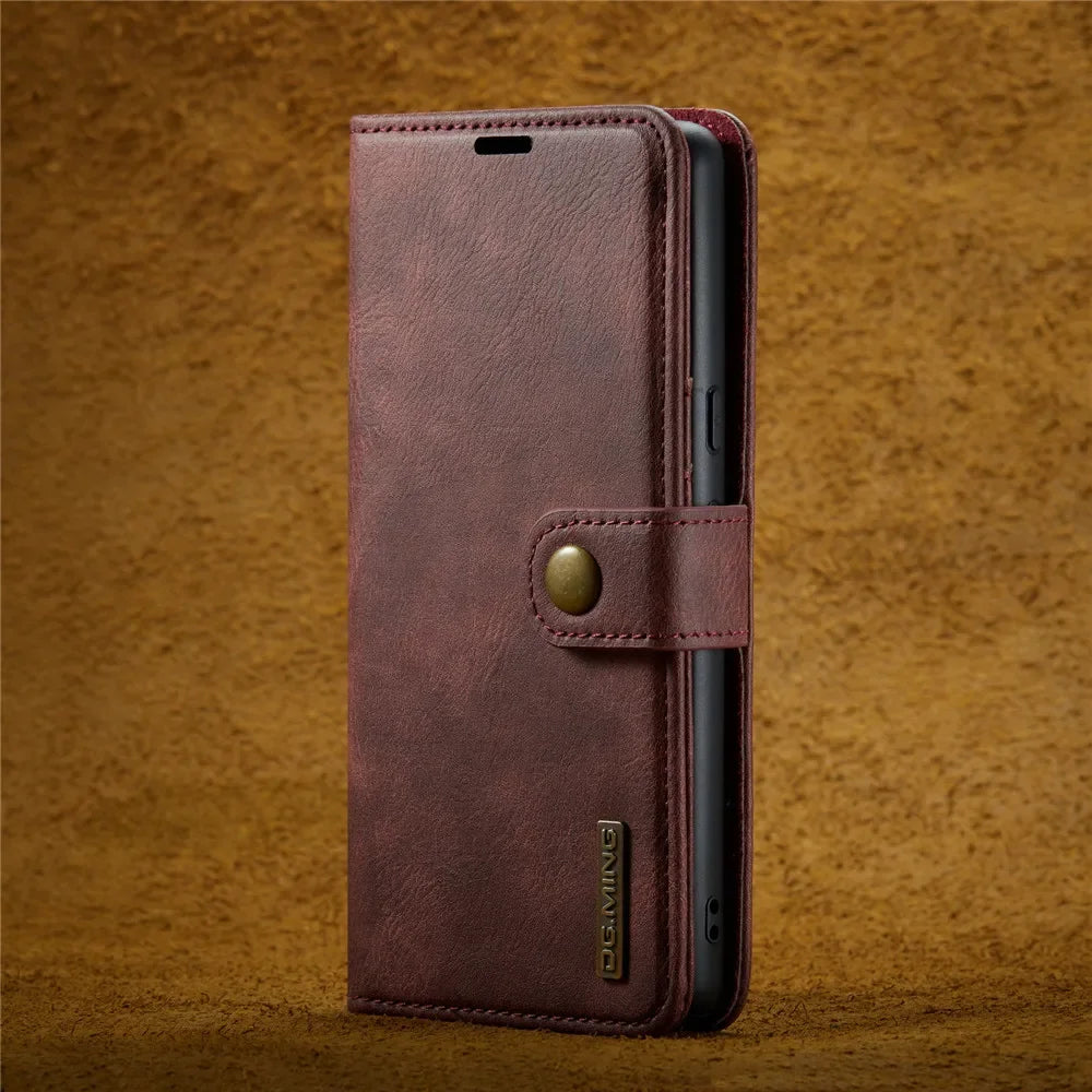 Luxury 2 in 1 Leather Detachable Hold Card Wallet Magnetic Flip Phone Cover Case For Google Pixel 8 Pro 5A 6 6Pro 6A 7 7A 9 10A