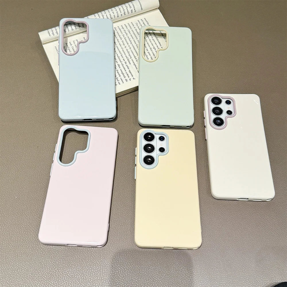 Dopamine Candy Color Phone Case For Samsung Galaxy A07 A06 A16 4G A17 S25 S26 Ultra S24 S23 Plus A55 A56 A57 A36 A37 5G Cover