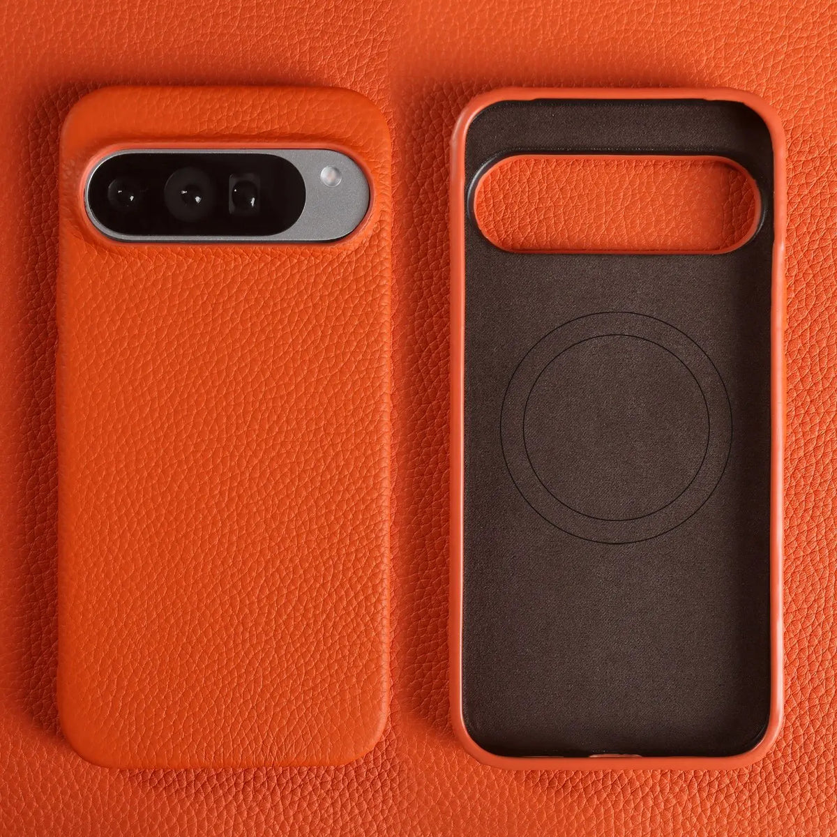 Luxury Magnetic Genuine Leather Case for Google Pixel 10Pro 9 7A 8 6 Full Protection Magnet for Magsafe Cases Shockproof Cover