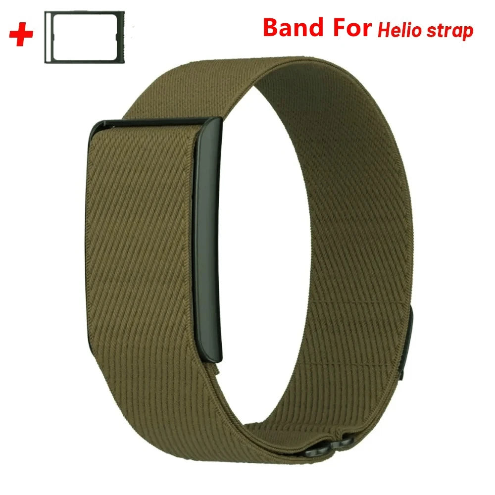 Stretchable Wrist Band Sport Soft Nylon Loop Band for Amazfit Helio Strap Adjustable Sport Correa Helios Straps Amazfit Bracelet