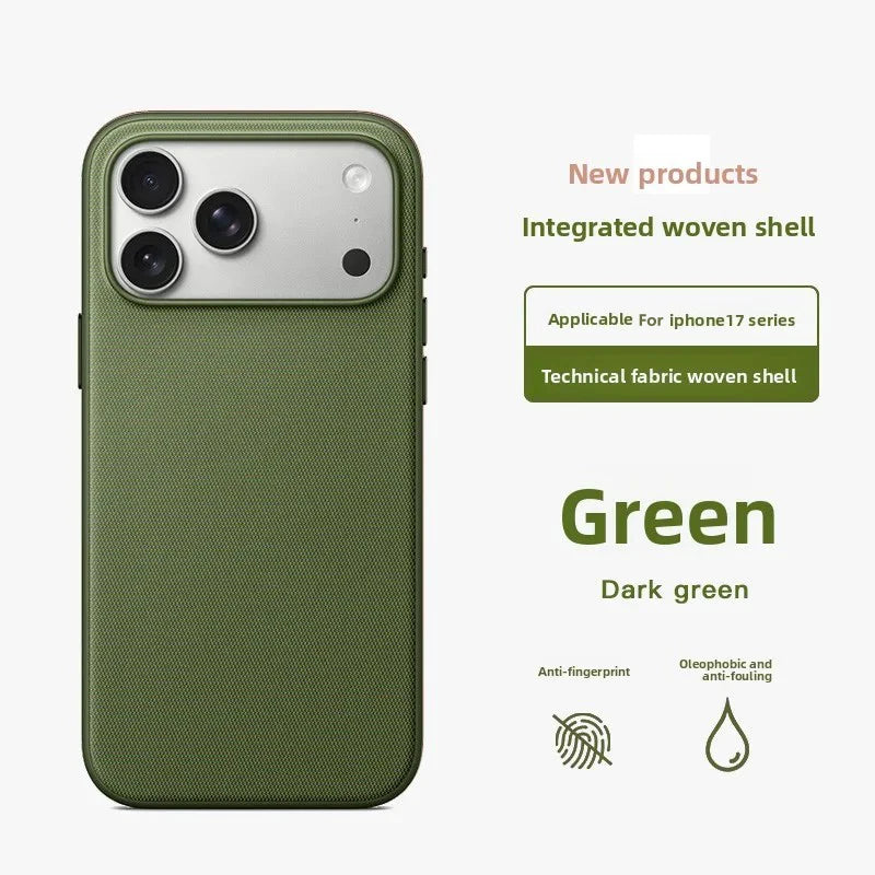 Original Technology Woven Magnetic Case For iPhone 18 17 16 15 14 13 Pro Max Fundas For Magsafe Wireless Charger Official Cover