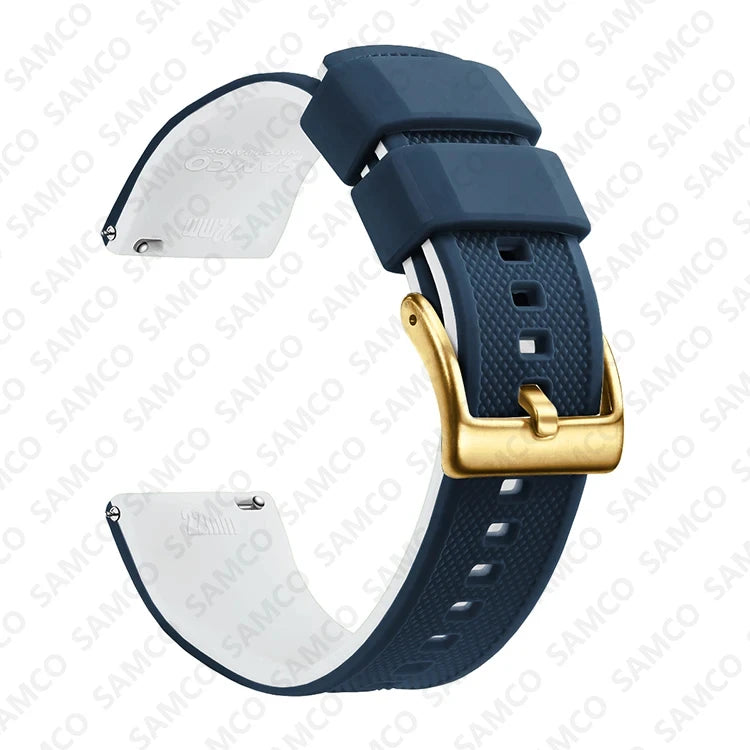 Quick Release Rubber Watch Strap Silicone Watch Band 18mm 20mm 22mm Huawei ,Samsung Galaxy, Garmin, Watch Replacement Watchband