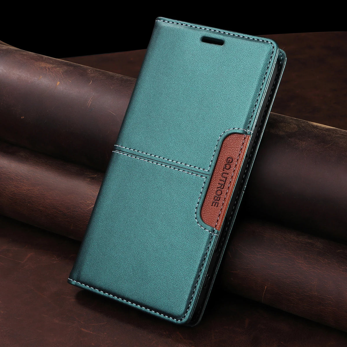 Magnetic Leather Case For iPhone 16 15 14 13 12 11 17 18 Pro Max 18Pro 15 Plus 17e 16e SE3 Business Flip Wallet Card Slot Cover