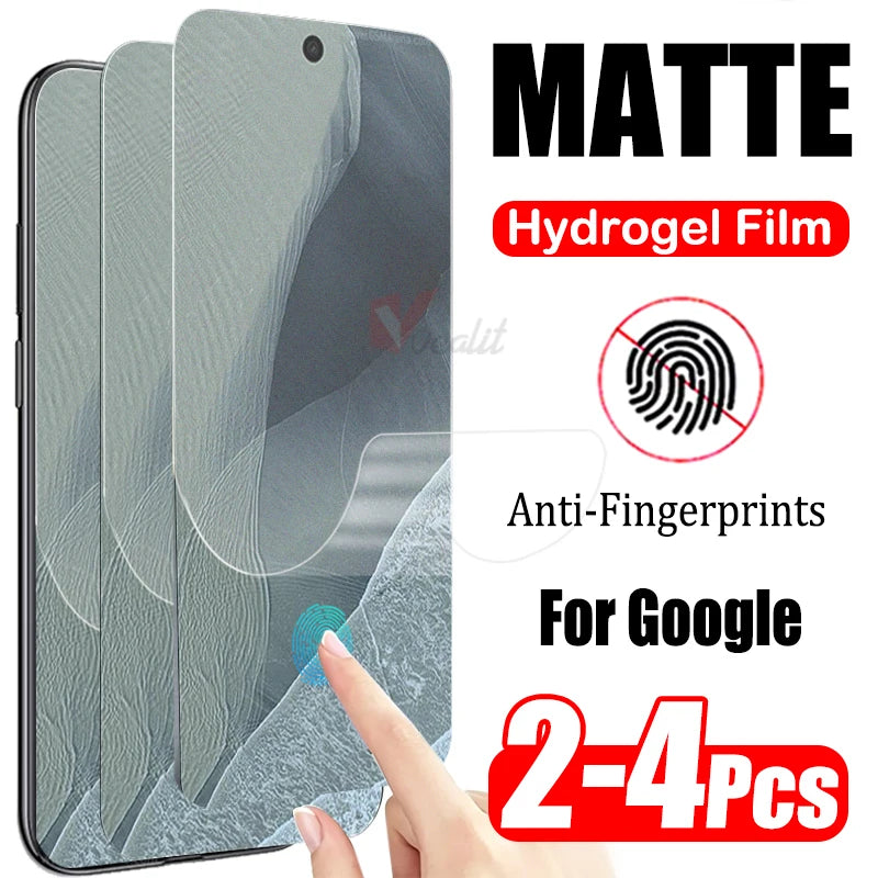 2-4pcs Anti-Glare Matte Hydrogel Soft Film for Google Pixel 11 Pro XL 11 Pro Screen Protector for Pixel 11 Pro Fold not glass