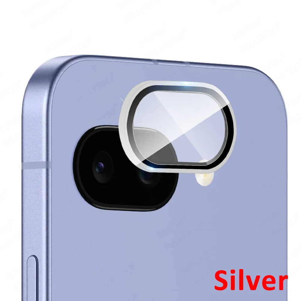 Pixel9a Camera Ring For Google Pixel 9a 5G Metal Lens Glass Case GooglePixel9a 9 A A9 Back Camera Screen Protector Accessories