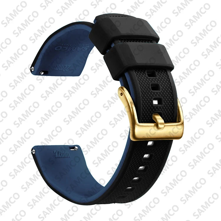 Quick Release Rubber Watch Strap Silicone Watch Band 18mm 20mm 22mm Huawei ,Samsung Galaxy, Garmin, Watch Replacement Watchband