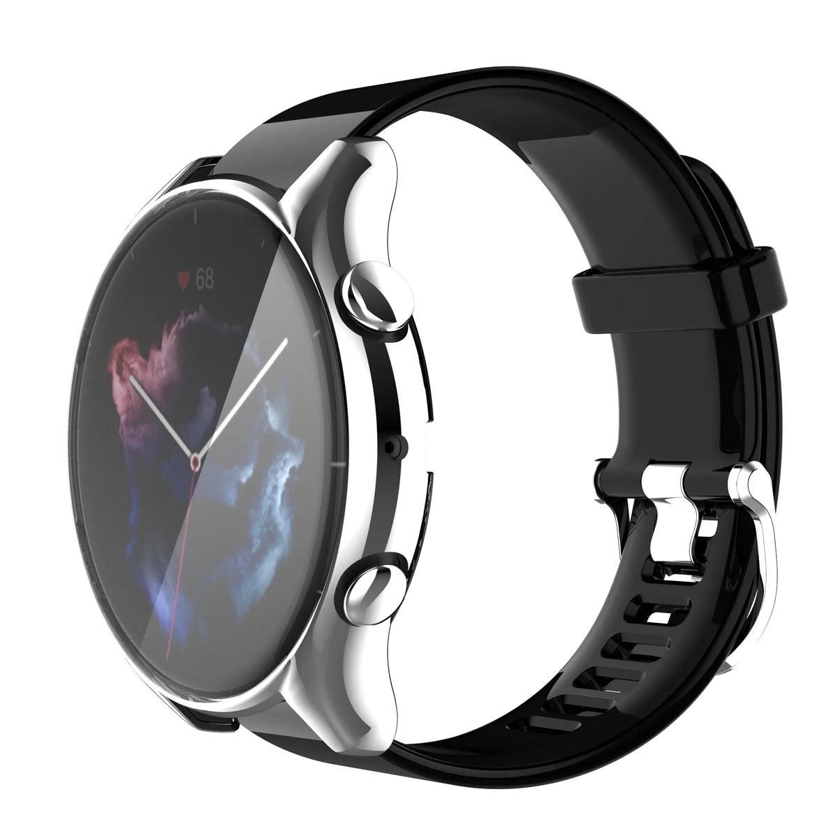 Plating Protective Case For Amazfit GTR 2/2e/3/4 Screen Protector Cover Soft TPU Shell For Huami Amazfit GTR 3 Pro Smart Watch