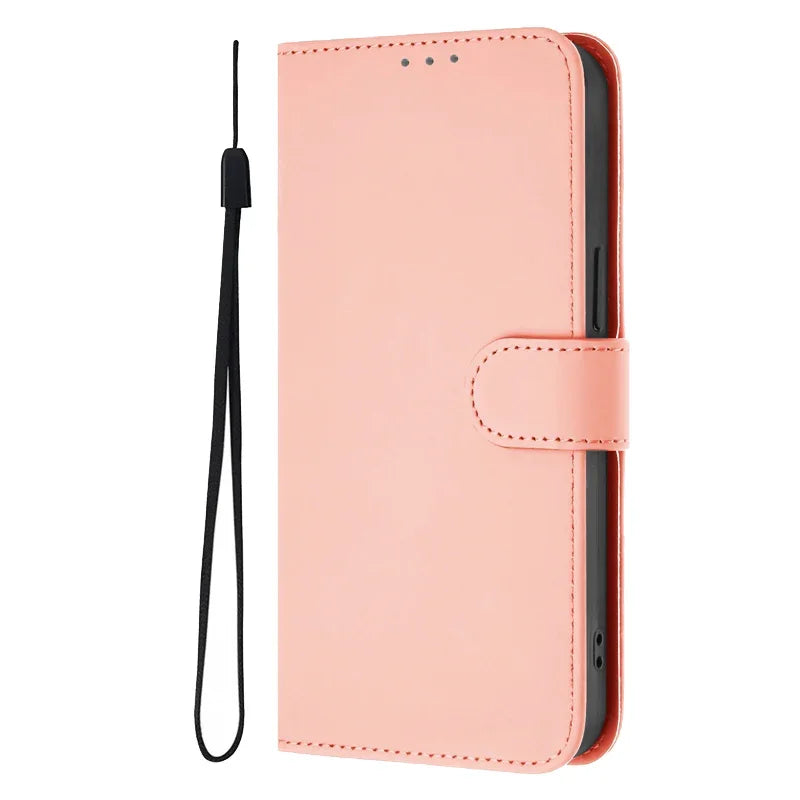 Fashion Candy Solid Color Leather Flip Case For iPhone 14 13 Plus 12 11 Pro Max Funda i Phone 14 Pro 13Pro Max Wallet Cover Case