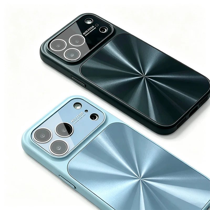 Luxury Laser Candy Color Phone Case For iPhone 13 14 15 16 17 Pro Max Shockproof Bumper Anti‑Scratch Soft Back Cover Phone Protective Case