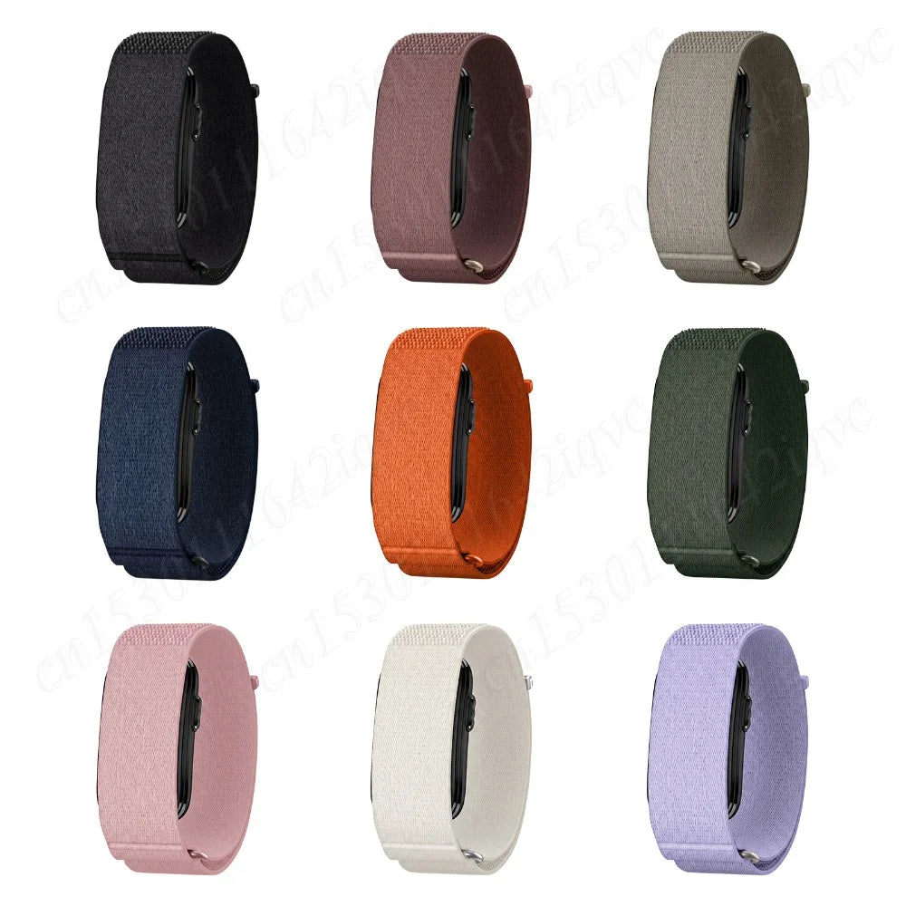 Nylon Wrist Strap For Garmin CIRQA Smart Band Adjustable Breathable Sport Replacement Wristband Sports Wrist Bracelet Accessory
