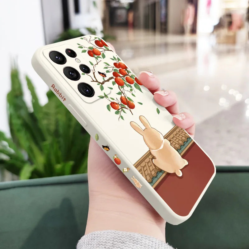 Climbing Cats Phone Case For Samsung Galaxy S25 S24 S23 S22 S21 S20 Ultra Plus FE S10 Note 20 ultra 10 9 Plus Cover