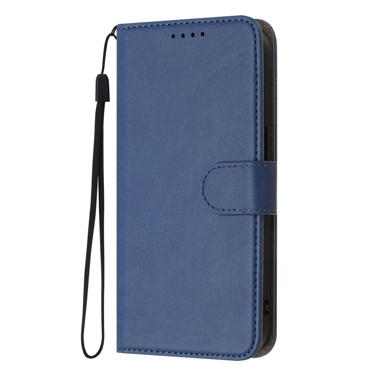 For iPhone 17 Pro Max Solid Color Luxury Leather Flip Case on For iPhone 17 16 15 14 13 12 Pro Max Plus 17 Air 16E Wallet Cover