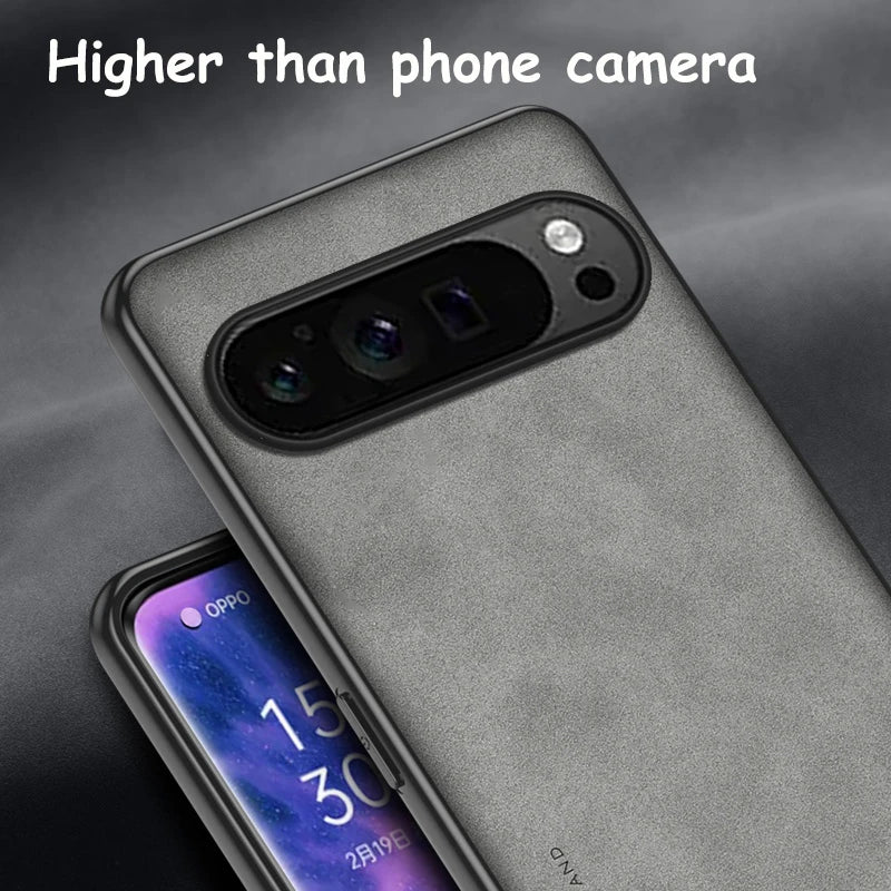 PU Leather Case for Google Pixel 10 9A XL 9 8 7 Pro 8A 7A 6A 6 Cover Soft Matte Shockproof Authentic Anti-fingerprint Shell