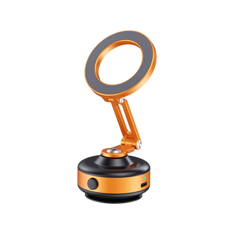 New Car Magnetic Mobile Phone Holder 360 Degree Rotation, Vacuum Adsorption, No Need To Charge, Suitable for Car Navigation