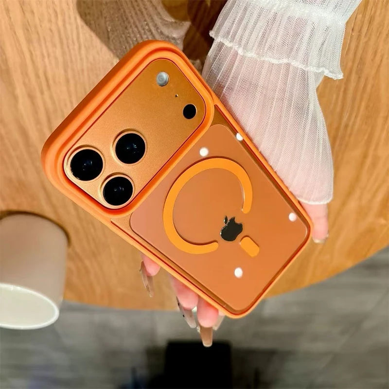 For Magsafe Wireless Charging Candy Color Matte Case For iPhone 18 17 16 15 14 13 12 Pro Max 16Plus Air 11 Magnetic Bumper Cover