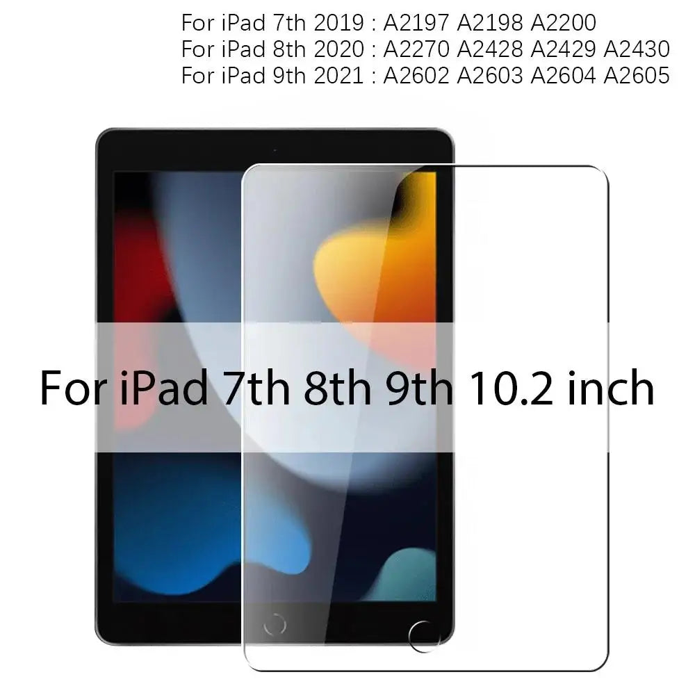 2PCS HD Tempered Glass For iPad Mini 6 Air 5 4 6 3 2 2022 Screen Protector For iPad Pro 11 12.9 7th 8th 10th 9th Gen 10.2 2022