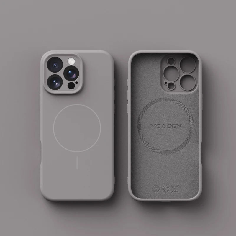 Magnetic Liquid Soft Silicone For Magsafe Case For iPhone 17 Air 16E 17E 16 Plus 15 14 13 12 11 Pro X XR XS Max Shockproof Cover