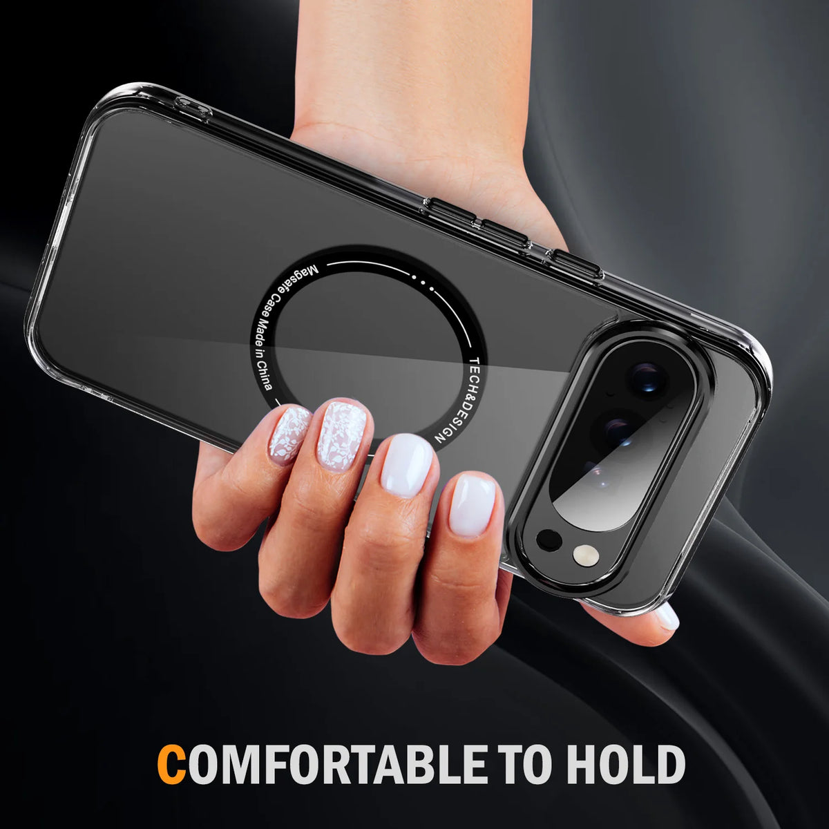 HD-Transparent Magnetic Phone Case For Google Pixel 10 9 8 Pro XL 10PROXL 9ProXL 9A 8A Shockproof For Magsafe Crystal Hard Cover